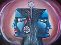 Noura Debbouche canadian artist oil paintings