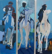 Bridget Fahy Cyprus artist oil paintings