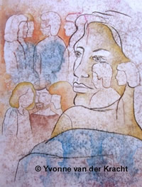 yvonne van der kracht dutch artist paintings