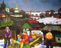 valery veselovsky russian artist oil paintings