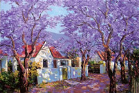 south african artist Riana Vorster oil paintings