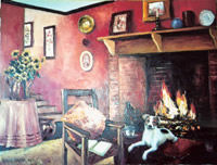 south african artist Riana Vorster oil paintings