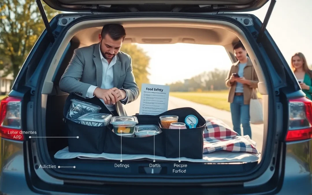 travel cooler bag for food
