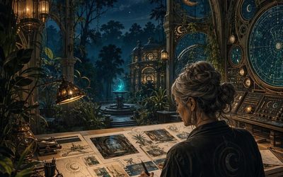 From Concept Art to Themed Digital Design: Building Visual Worlds