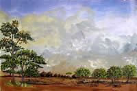 Anne Berenge kenyan artist oil paintings