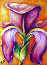 original oil paintings of flowers - floral paintings