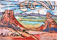 south african artist Roald U. Arndt paintings